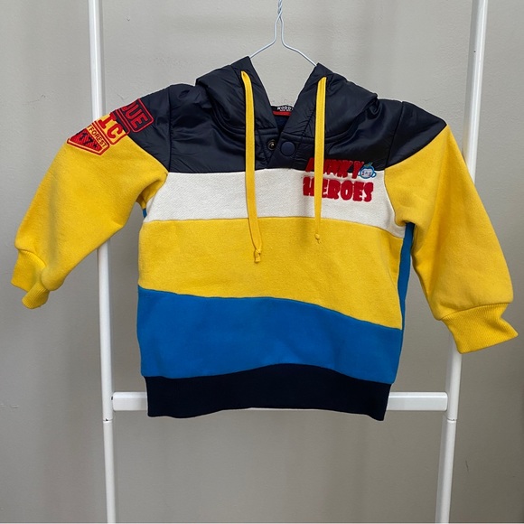 Cool Multi-color Striped Sweatshirt Jacket - Picture 1 of 5